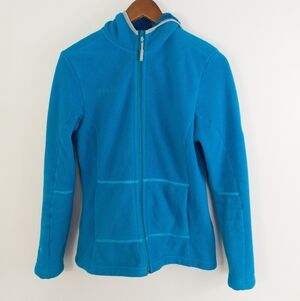 Mammut Full Zip Fleece Jacket Teal Size Medium